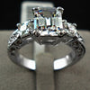 The White Rectangle Emerald Ring