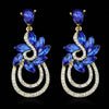 Big Blue Sapphire  Earring