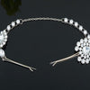 Crystal Flower Hair Brooch Pin