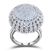 Full Paved Round Shaped Vintage Ring