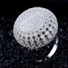 Full Paved Round Shaped Vintage Ring