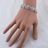 Austrian Silver Charm Crystal Bracelet