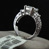 The White Rectangle Emerald Ring