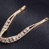 Hand Woven Beads Rhinestone Bracelet