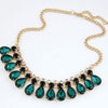 Collar Statement Gemstone Necklace