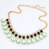 Collar Statement Gemstone Necklace