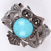 Vintage Owl Shape Turquoise Bracelet