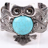Vintage Owl Shape Turquoise Bracelet