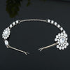 Crystal Flower Hair Brooch Pin