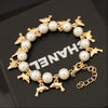 Pearl Love Heart Cross Bracelet