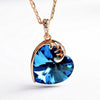 Crystal Heart Pendant Necklace