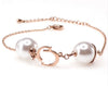 Double Shell Rose Pearl Anklet
