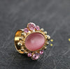 Crystal Rhinestone Scarf Brooch