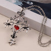 Vampire Diaries Red Cross Necklace