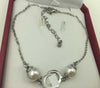 Double Shell Rose Pearl Anklet