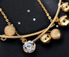 Crystal Rhinestone Pendant Barefoot Anklet